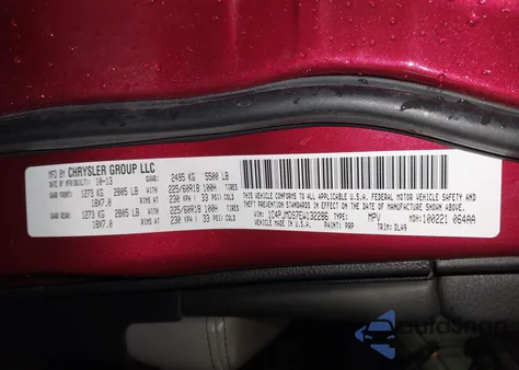 2014 Jeep Cherokee Limited z USA, uszkodzony, nr VIN 1C4PJMDS7EW132286